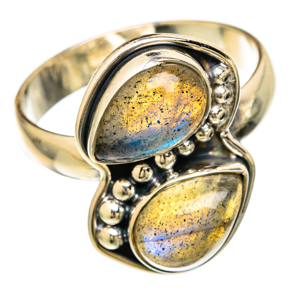Labradorite Rings handcrafted by Ana Silver Co - RING104507 - Photo 2