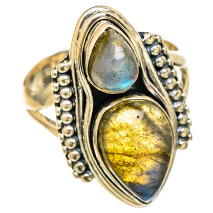 Labradorite Rings handcrafted by Ana Silver Co - RING104526 - Photo 2