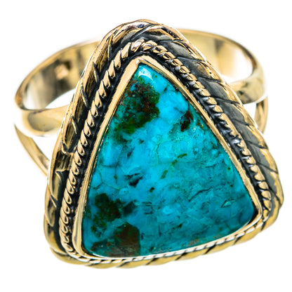 Chrysocolla Rings handcrafted by Ana Silver Co - RING104527 - Photo 2