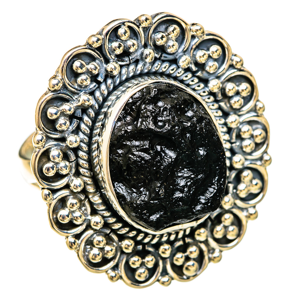 Tektite Rings handcrafted by Ana Silver Co - RING104533 - Photo 2