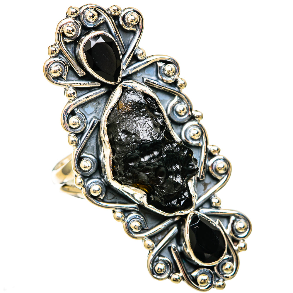 Tektite Rings handcrafted by Ana Silver Co - RING104538 - Photo 2