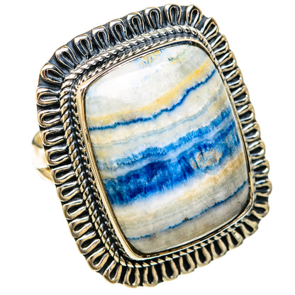 Blue Scheelite Rings handcrafted by Ana Silver Co - RING104550 - Photo 2