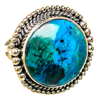 Chrysocolla Rings handcrafted by Ana Silver Co - RING104551 - Photo 2