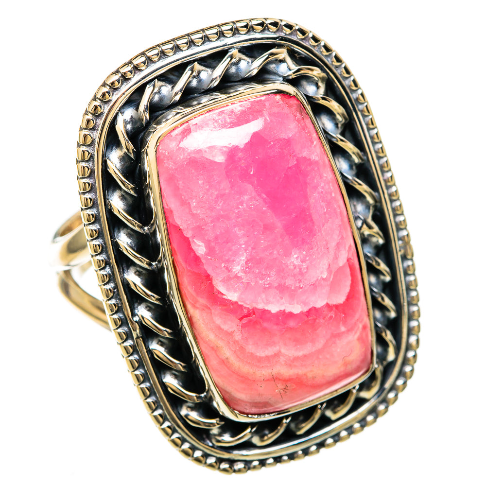 Rhodochrosite Rings handcrafted by Ana Silver Co - RING104569 - Photo 2