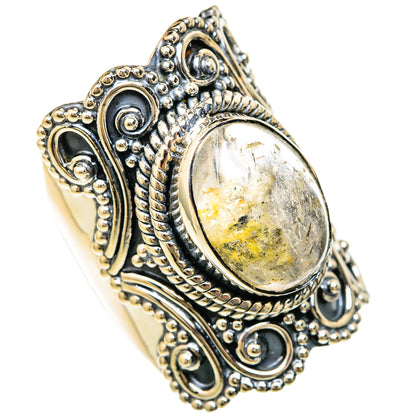 Plume Agate Rings handcrafted by Ana Silver Co - RING104579 - Photo 2