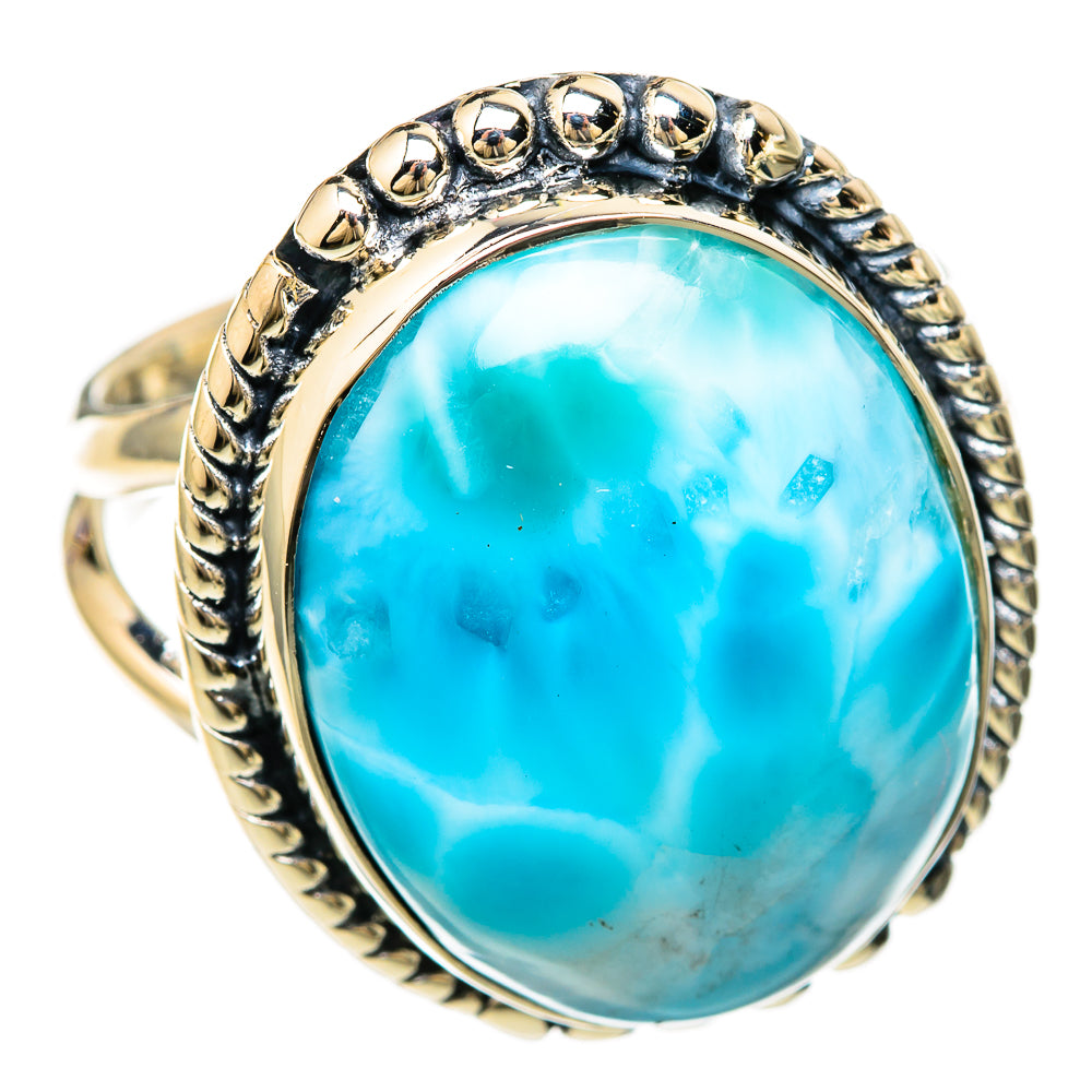 Larimar Rings handcrafted by Ana Silver Co - RING104591 - Photo 2
