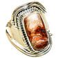 Crazy Lace Agate Rings handcrafted by Ana Silver Co - RING104599 - Photo 2