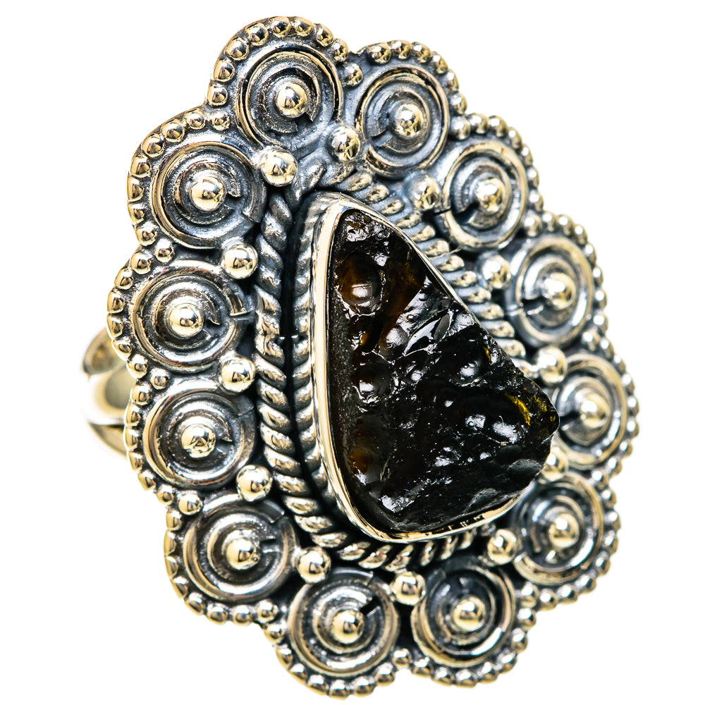 Tektite Rings handcrafted by Ana Silver Co - RING104611 - Photo 2