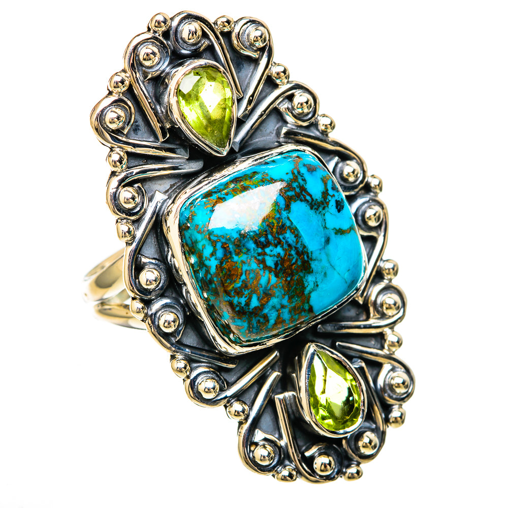 Shattuckite Rings handcrafted by Ana Silver Co - RING104616 - Photo 2