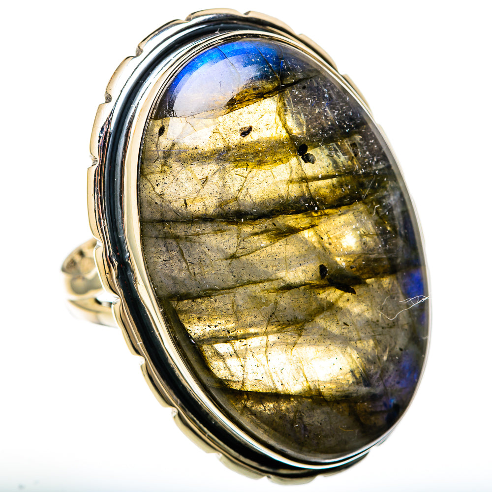 Labradorite Rings handcrafted by Ana Silver Co - RING104617 - Photo 2