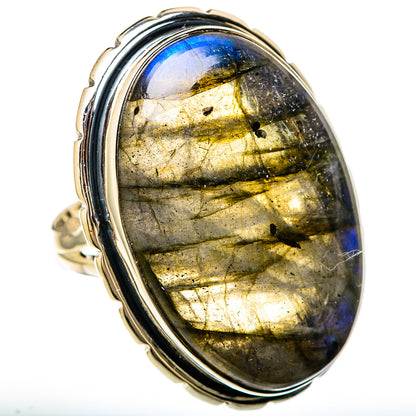 Labradorite Rings handcrafted by Ana Silver Co - RING104617 - Photo 2