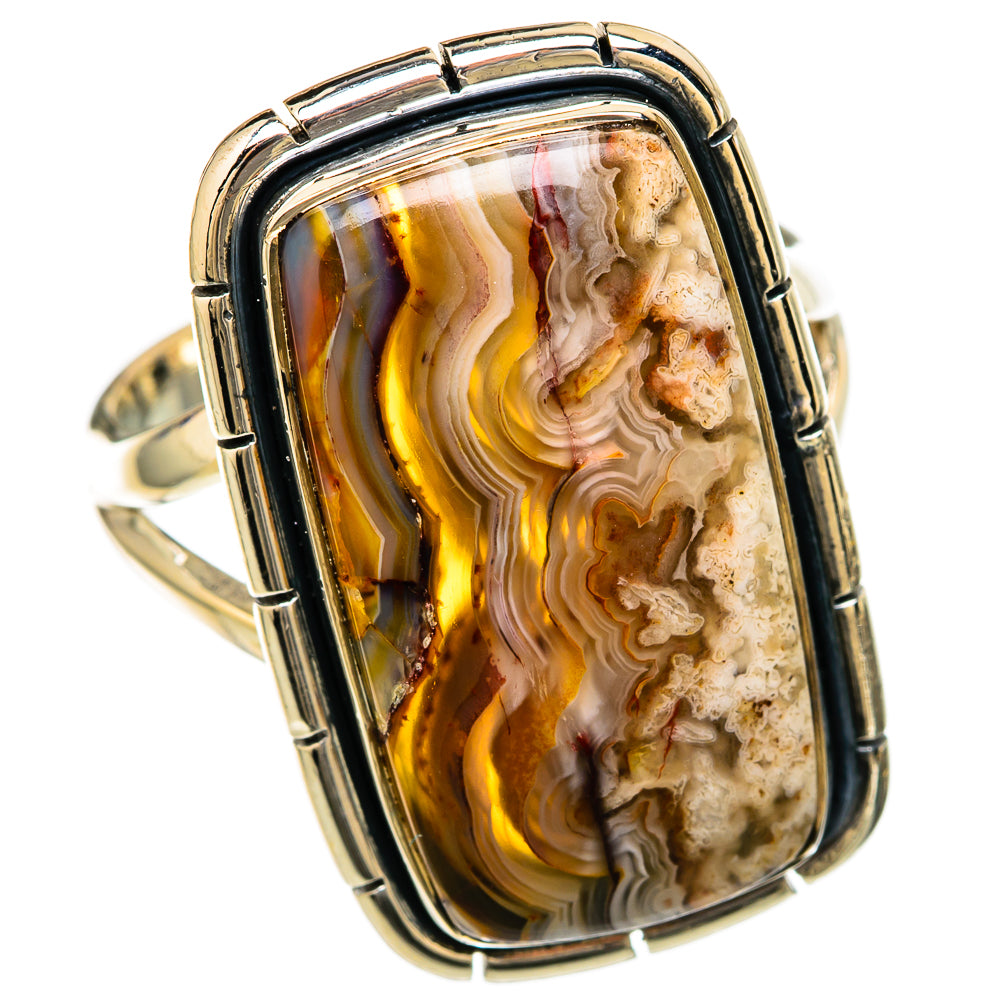 Ocean Jasper Rings handcrafted by Ana Silver Co - RING104621 - Photo 2
