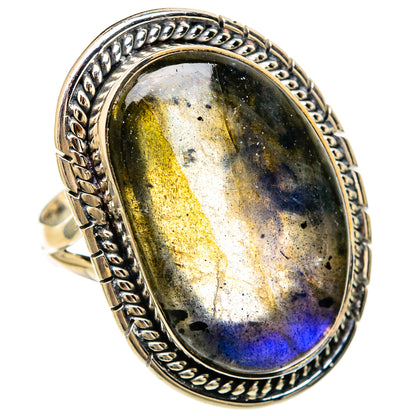 Labradorite Rings handcrafted by Ana Silver Co - RING104626 - Photo 2