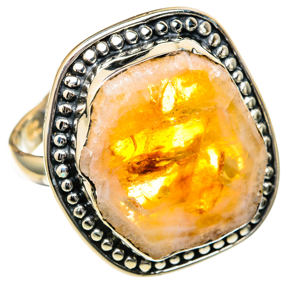 Citrine Rings handcrafted by Ana Silver Co - RING104640 - Photo 2