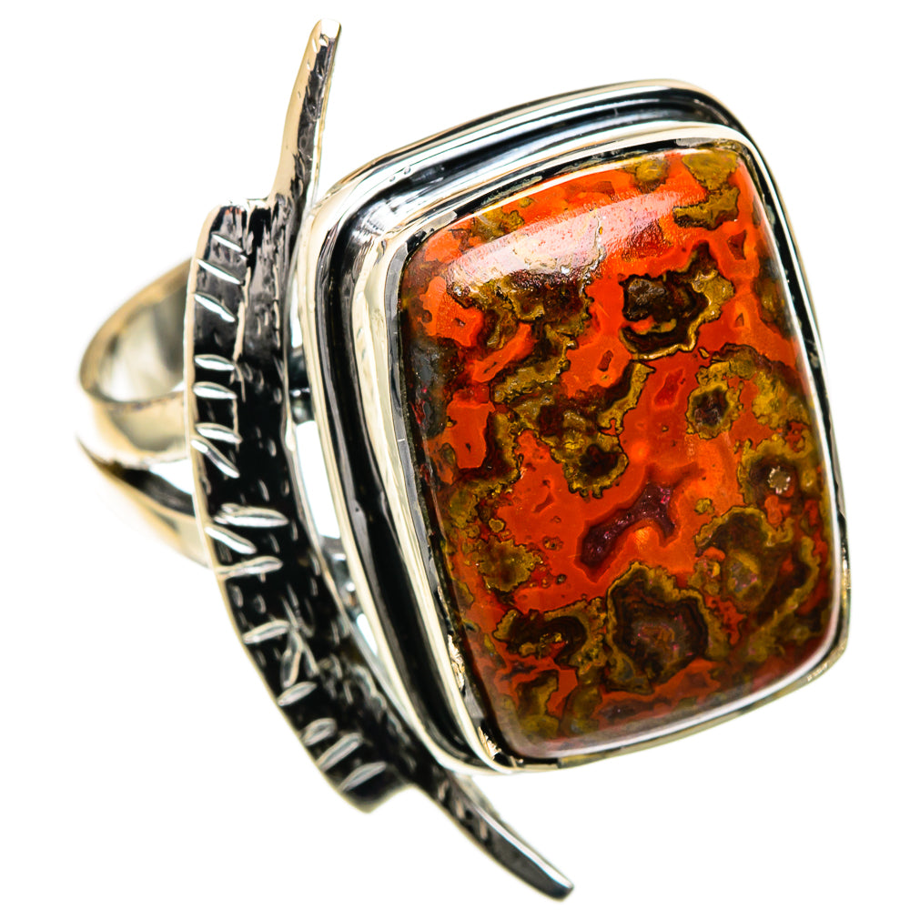 Moroccan Agate Rings handcrafted by Ana Silver Co - RING104666 - Photo 2