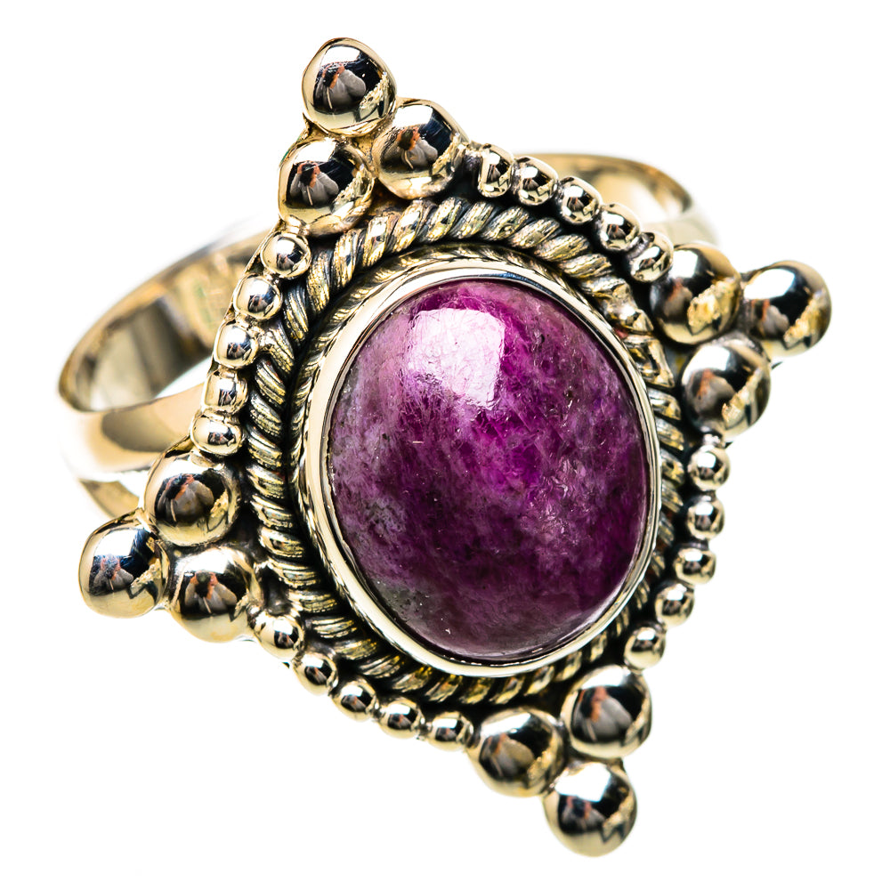 Ruby Fuchsite Rings handcrafted by Ana Silver Co - RING104670 - Photo 2