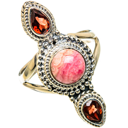 Rhodochrosite Rings handcrafted by Ana Silver Co - RING104680 - Photo 2