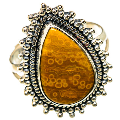 Ocean Jasper Rings handcrafted by Ana Silver Co - RING104696 - Photo 2