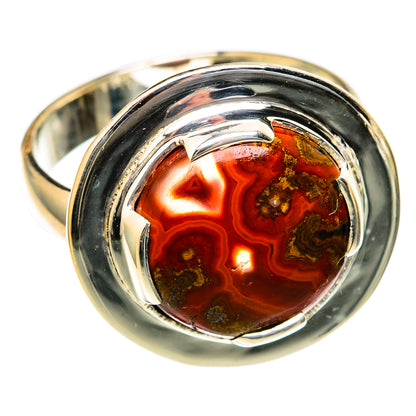 Moroccan Agate Rings handcrafted by Ana Silver Co - RING104698 - Photo 2