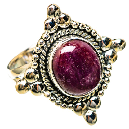 Ruby Fuchsite Rings handcrafted by Ana Silver Co - RING104699 - Photo 2