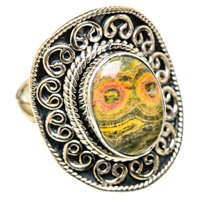 Ocean Jasper Rings handcrafted by Ana Silver Co - RING104715 - Photo 2