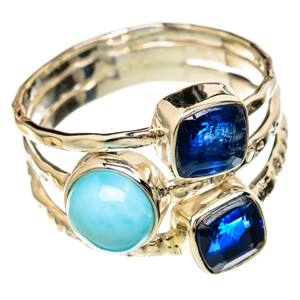 Larimar Rings handcrafted by Ana Silver Co - RING104717 - Photo 2