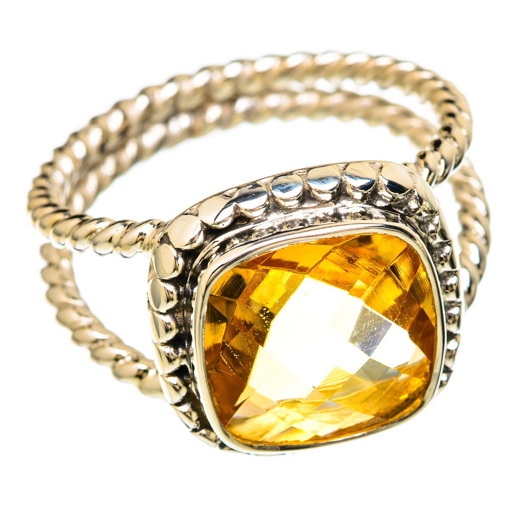 Citrine Rings handcrafted by Ana Silver Co - RING104732 - Photo 2