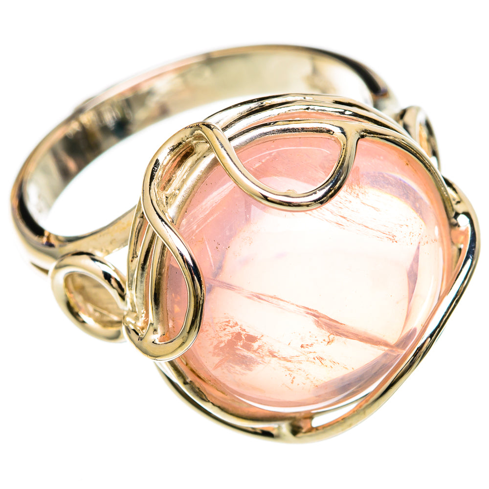 Rose Quartz Rings handcrafted by Ana Silver Co - RING104734 - Photo 2