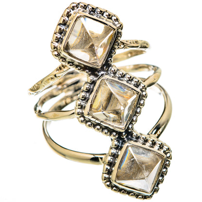White Quartz Rings handcrafted by Ana Silver Co - RING104749 - Photo 2
