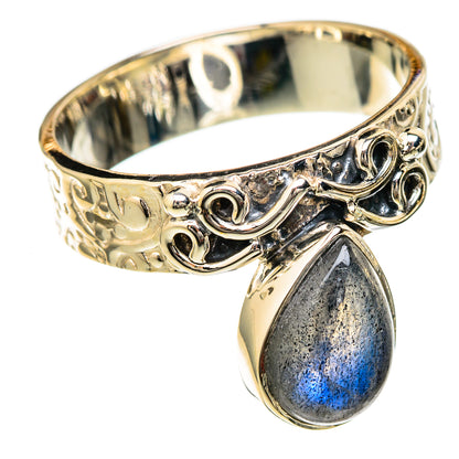 Labradorite Rings handcrafted by Ana Silver Co - RING104757 - Photo 2