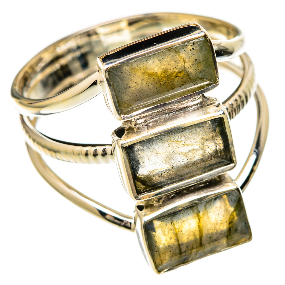 Labradorite Rings handcrafted by Ana Silver Co - RING104763 - Photo 2