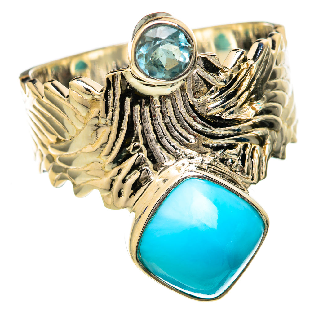 Larimar Rings handcrafted by Ana Silver Co - RING104764 - Photo 2