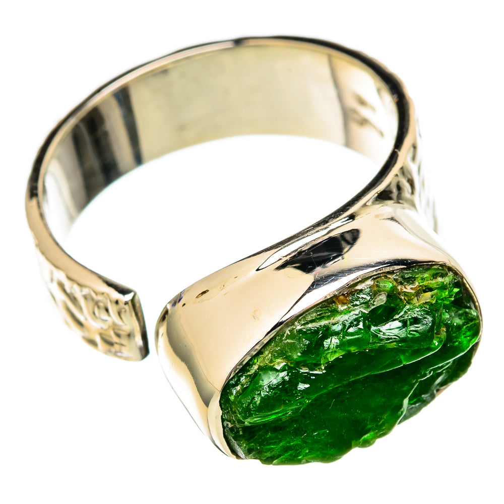 Chrome Diopside Rings handcrafted by Ana Silver Co - RING104772 - Photo 2