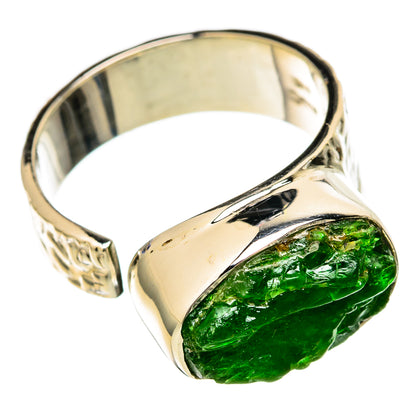 Chrome Diopside Rings handcrafted by Ana Silver Co - RING104772 - Photo 2