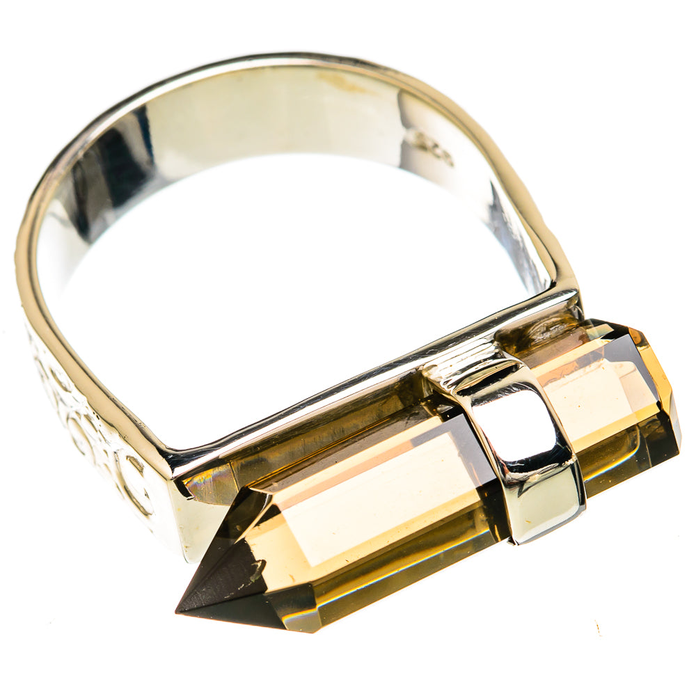 Smoky Quartz Rings handcrafted by Ana Silver Co - RING104774 - Photo 2