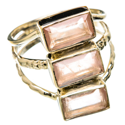 Rose Quartz Rings handcrafted by Ana Silver Co - RING104778 - Photo 2
