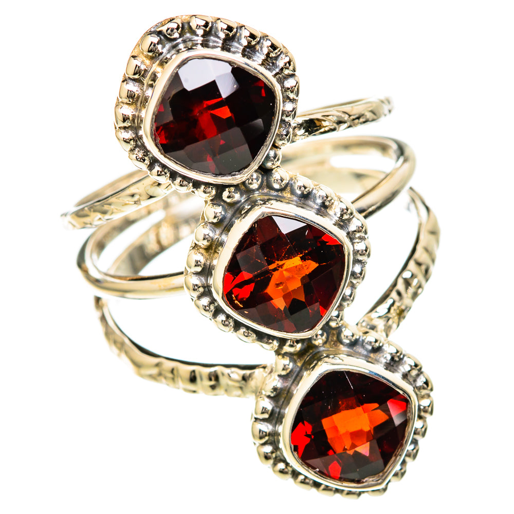 Garnet Rings handcrafted by Ana Silver Co - RING104781 - Photo 2