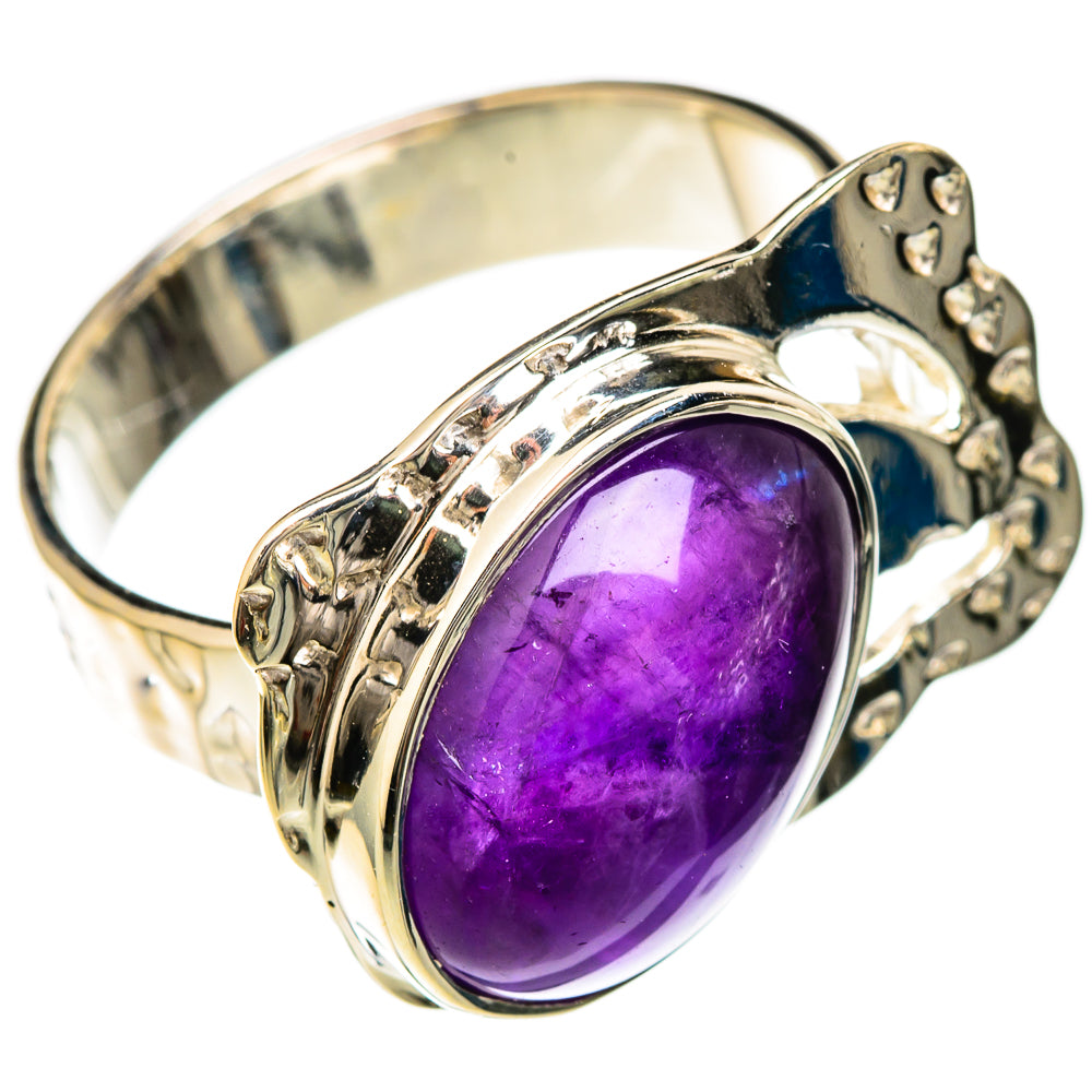 Amethyst Rings handcrafted by Ana Silver Co - RING104786 - Photo 2