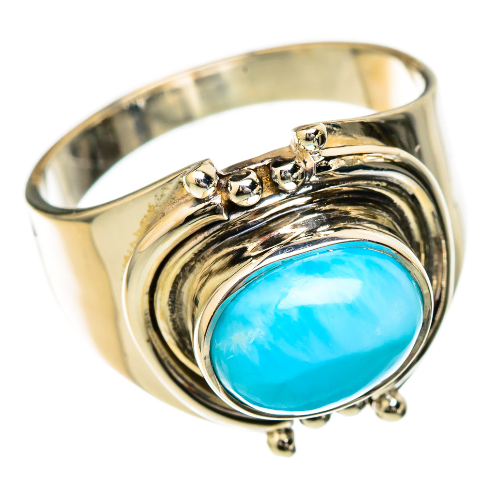 Larimar Rings handcrafted by Ana Silver Co - RING104799 - Photo 2