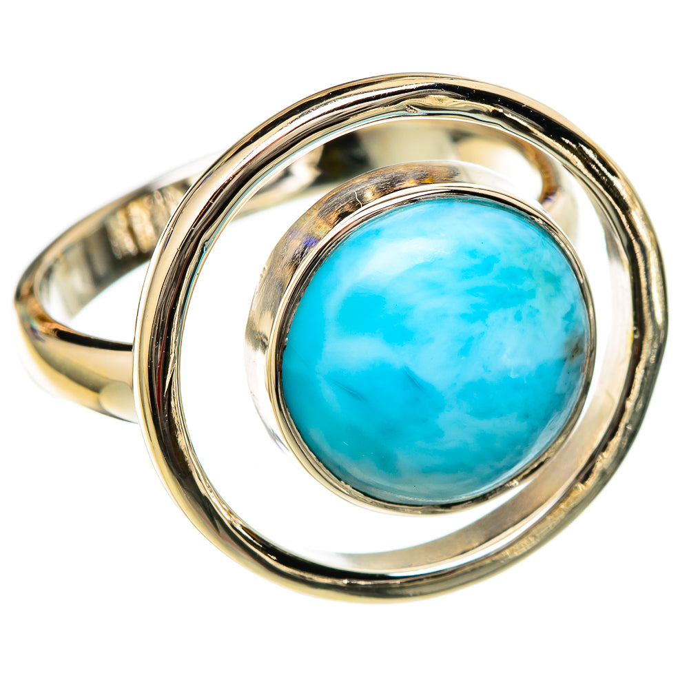 Larimar Rings handcrafted by Ana Silver Co - RING104803 - Photo 2