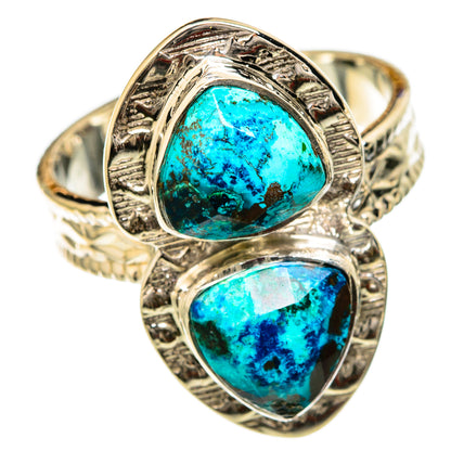 Chrysocolla Rings handcrafted by Ana Silver Co - RING104806 - Photo 2