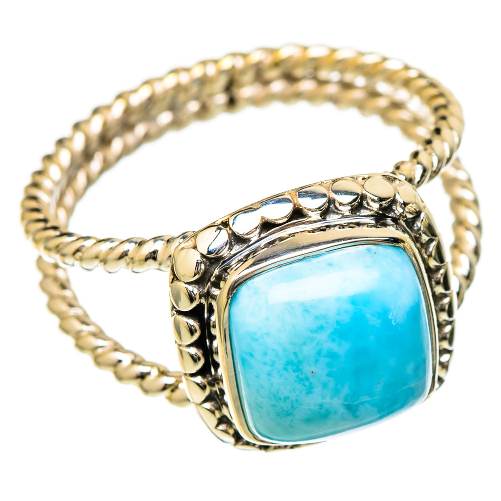 Larimar Rings handcrafted by Ana Silver Co - RING104808 - Photo 2
