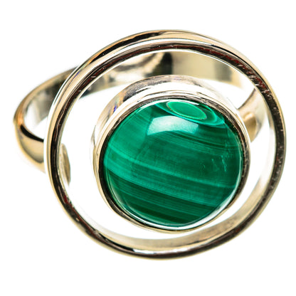 Malachite Rings handcrafted by Ana Silver Co - RING104812 - Photo 2