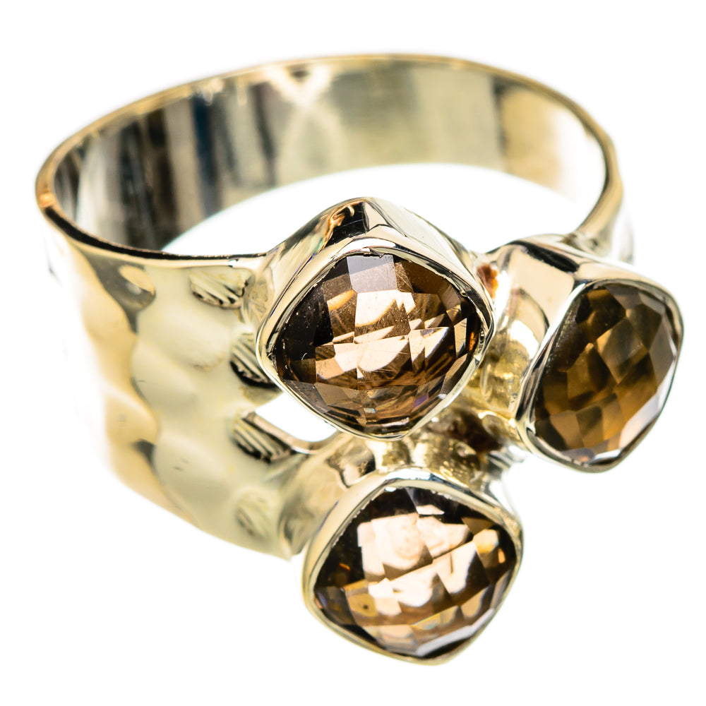 Smoky Quartz Rings handcrafted by Ana Silver Co - RING104814 - Photo 2