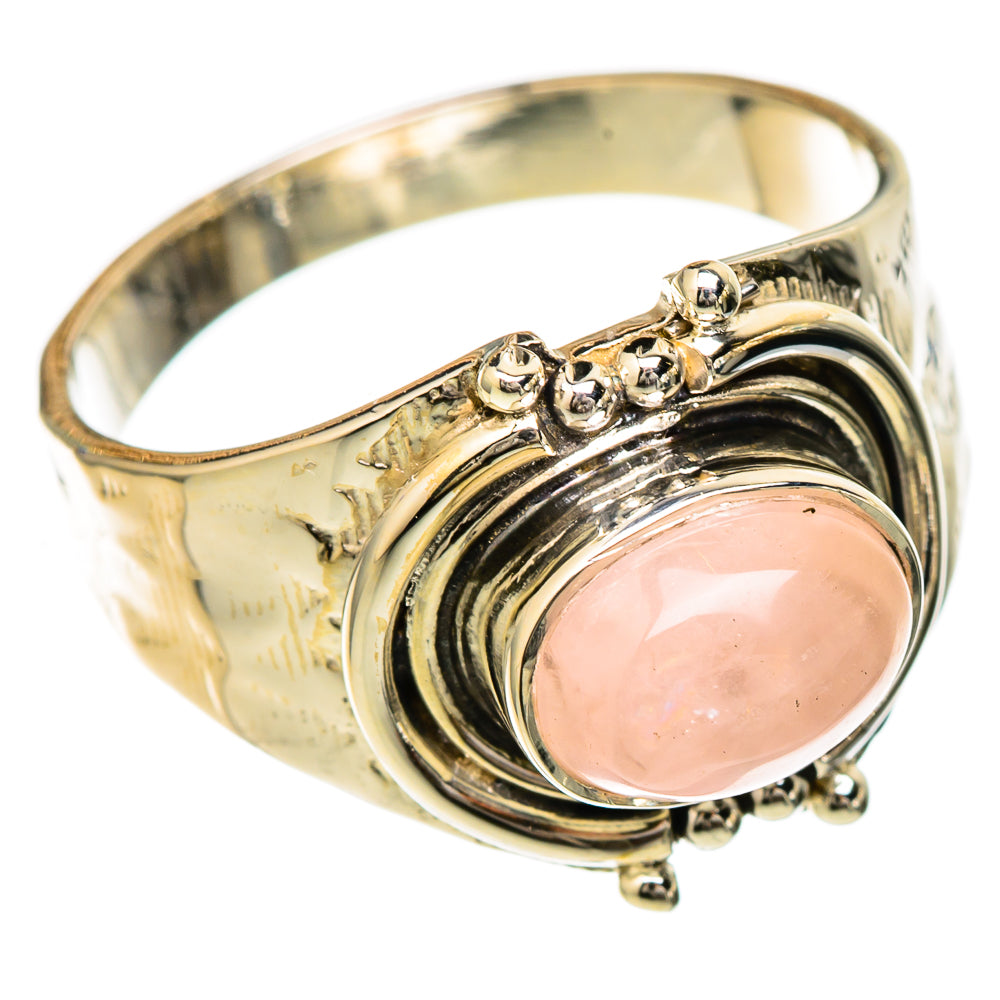 Rose Quartz Rings handcrafted by Ana Silver Co - RING104820 - Photo 2