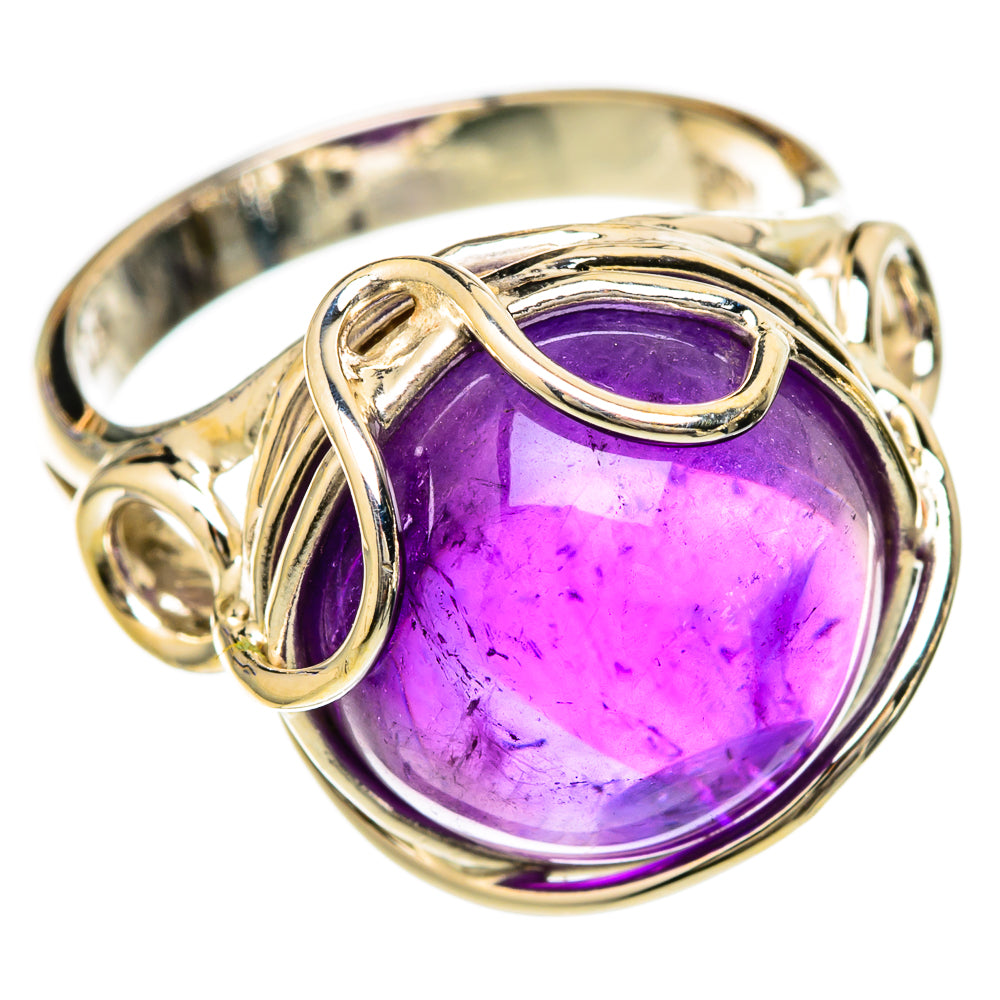 Amethyst Rings handcrafted by Ana Silver Co - RING104825 - Photo 2