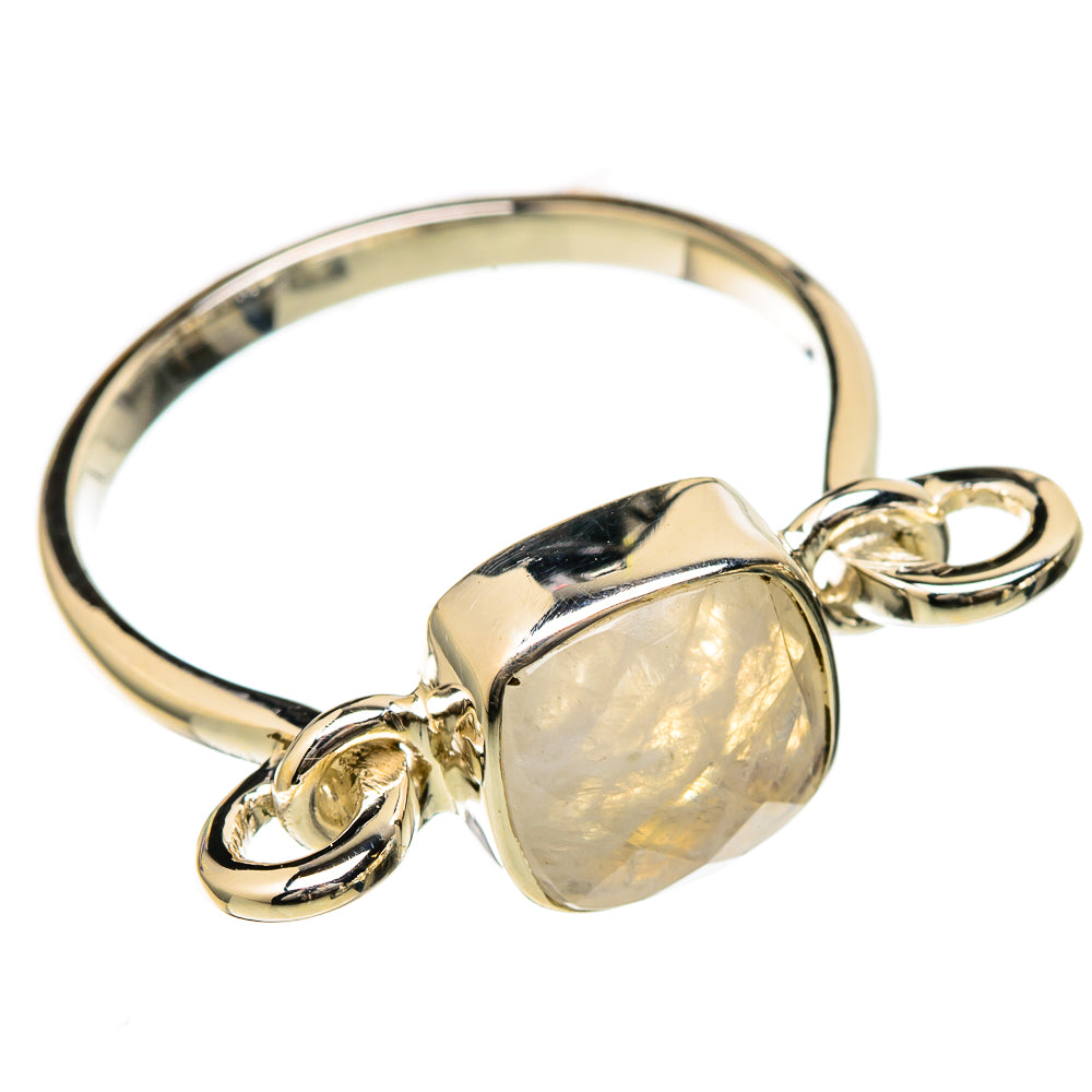 Rainbow Moonstone Rings handcrafted by Ana Silver Co - RING104826 - Photo 2