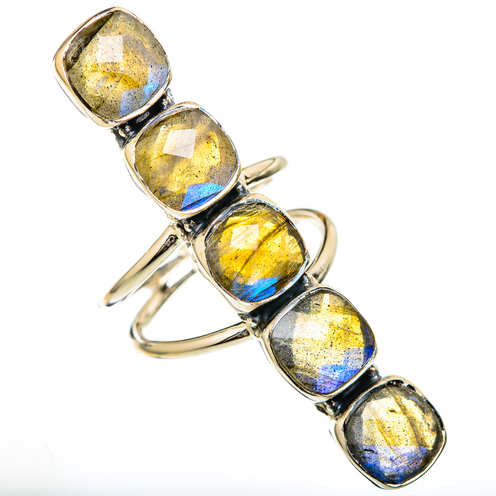 Labradorite Rings handcrafted by Ana Silver Co - RING104842 - Photo 2