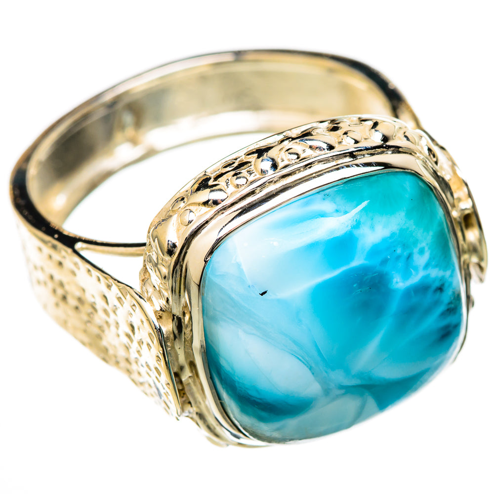 Larimar Rings handcrafted by Ana Silver Co - RING104846 - Photo 2