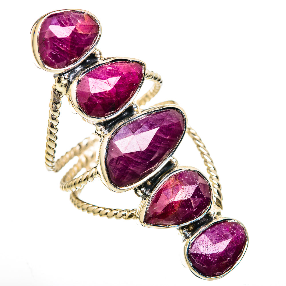 Ruby Fuchsite Rings handcrafted by Ana Silver Co - RING104852 - Photo 2